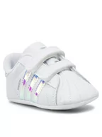 Buty dla dziewczynek - Adidas Buty Superstar Crib BD8000 Biały - miniaturka - grafika 1