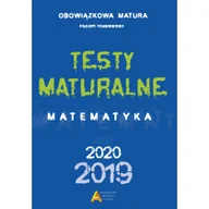Materiały pomocnicze dla nauczycieli - Aksjomat Piotr Nodzyński Matematyka. Testy maturalne. Matura 2015. Poziom podstawowy. Klasa 1-3. Materiały pomocnicze - szkoła ponadgimnazjalna - Dorota Masłowska, Tomasz Masł - miniaturka - grafika 1