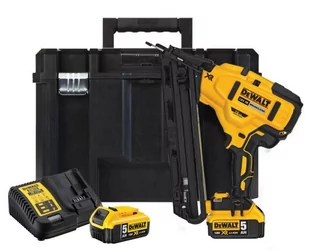 DeWalt akumulatorowa sztyfciarka/gwoździarka do wykończeń 18V Li-Ion 2x5,0Ah [DCN650P2] DCN650P2-QW - Gwoździarki i zszywacze - miniaturka - grafika 1