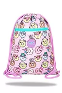 Torby sportowe - Coolpack Unisex dziecięca zielona Happy Donuts torba sportowa ze ściągaczem, różowa, Rosa, jeden rozmiar - miniaturka - grafika 1