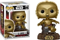 Figurki dla dzieci - Figurka Funko Pop funko pop! star wars 6 609 c3po on chair"40th anniversary" - miniaturka - grafika 1