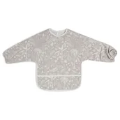 Śliniaki i fartuszki - Jollein śliniak fartuszek z rękawami i kieszonką wodoodporny Dżungla BOTANICAL Nougat - miniaturka - grafika 1