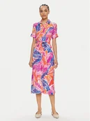 Sukienki - Vila Sukienka codzienna Limia 14095808 Kolorowy Regular Fit - miniaturka - grafika 1