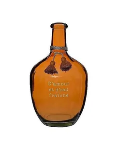 Wazon Szklany z Chwostami Pomarańczowy 31 cm - Wazony i flakony - miniaturka - grafika 1