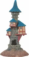 Dekoracje do akwarium - Zolux Dekoracja średniowieczna wieża niebieska 18cm - miniaturka - grafika 1