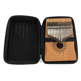 Retropolis Kalimba instrument drewniany mahoń NATURAL Pianino Zanza Mbira 17 - Akcesoria do perkusji - miniaturka - grafika 1