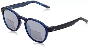 NIKE Sun Okulary przeciwsłoneczne Unisex dzieci, Matte Midnight Navy/Slvr Flash, 47/19/130 - Akcesoria i dodatki do ubrań dla dzieci - miniaturka - grafika 1