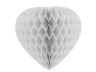 Ozdoby bożonarodzeniowe - Girlanda FOLAT Honeycomb, biała, 30 cm - miniaturka - grafika 1