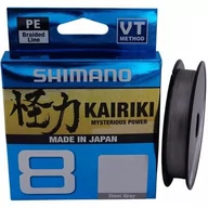 Inne akcesoria dla wędkarzy - SHIMANO Plecionka Kairiki 8 Sx 0,10 Steel Gray - miniaturka - grafika 1