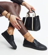 Półbuty damskie - Czarne półbuty Sanan-36 - miniaturka - grafika 1