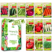 Nasiona i cebule - Nasiona warzyw ZESTAW BURAK TORAF FASOLA OGÓREK PAPRYKA POMIDOR 5x SET - miniaturka - grafika 1