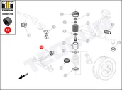 Wahacze - Silentblok wahacza TEDGUM 00085788 31129058814 - miniaturka - grafika 1