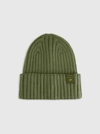Czapki dla dzieci - 4F Czapka beanie dziecięca - khaki Uniwersalny - miniaturka - grafika 1