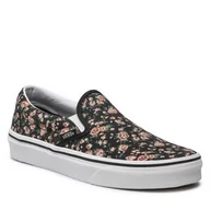 Trampki damskie - Tenisówki Vans - Classic Slip-On VN0A5JMHMCG1 Rose Dreams Black/White - miniaturka - grafika 1