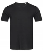 Koszulki męskie - T-shirt męski Koszulka męska bawełniana STEDMAN ST9400 Crew Neck Black XXL - miniaturka - grafika 1