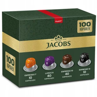 Kapsułki Jacobs mix kawa w kapsułkach do Nespresso(r)* 80+20 Gratis! - Kawa w kapsułkach i saszetkach - miniaturka - grafika 1