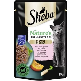 Sheba Nature's Collection w sosie z łososiem MSC 28 x 85 g - Mokra karma dla kotów - miniaturka - grafika 1