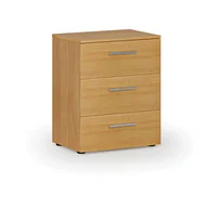 Szafki biurowe - Komoda biurowa do biurka PRIMO WOOD, 740 x 600 x 420 mm, buk - miniaturka - grafika 1