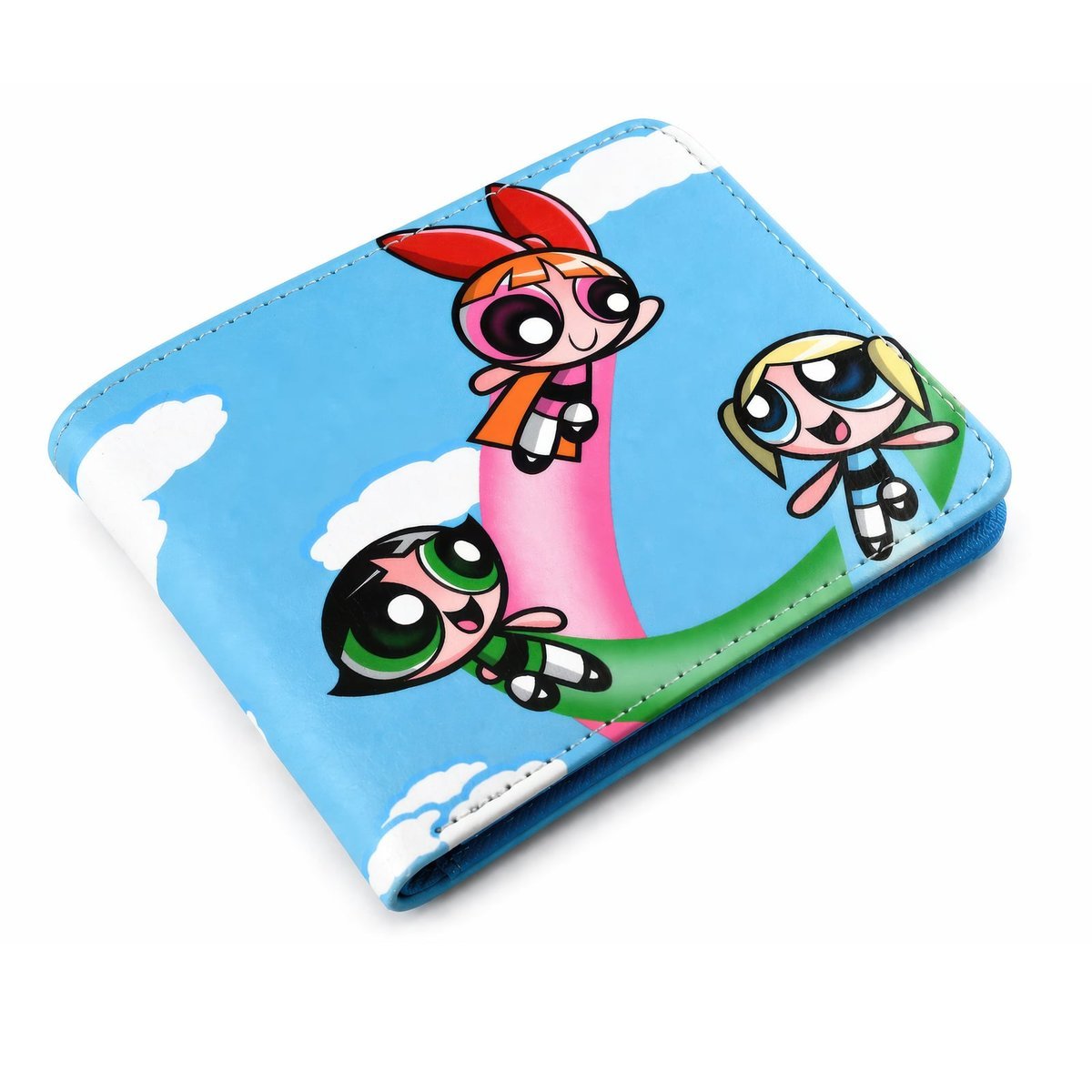 PP 13 cm Eko-Skóra Portfel Anime Power Puff Girls