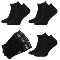 Skarpetki męskie - 3X SOKKO STOPKI MĘSKIE Z BAMBUSA NISKIE BAMBUSOWE 45-47 - SM3-S61-CZA-45-47 - miniaturka - grafika 1