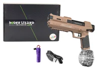 Zabawki militarne - Pistolet Broń Na Wodę Automatyczny Brązowy Przeźroczysty Pojemnik - miniaturka - grafika 1