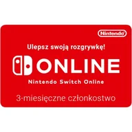 Kody i doładowania cyfrowe - Nintendo Switch Online 3 miesiące - miniaturka - grafika 1