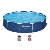 Baseny ogrodowe - Basen stelażowy Ø366 x 76 cm Bestway - miniaturka - grafika 1