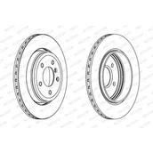 Tarcze hamulcowe - Tarcza hamulcowa FERODO DDF1280C - miniaturka - grafika 1