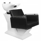 Myjki fryzjerskie - Myjnia fryzjerska Milo BH-8025 czarna - miniaturka - grafika 1