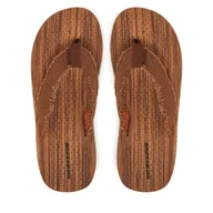 Klapki i japonki męskie - Japonki Skechers Tantric-Fritz 205098/BRN Brązowy - miniaturka - grafika 1