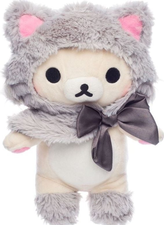 korilakkuma grey cat maskotka pluszak small plush 20cm