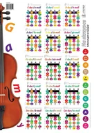 Książki o muzyce - Plakat AKORD schemat gam skrzypce A3 - miniaturka - grafika 1