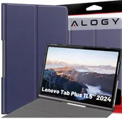 Etui do tabletów - Etui ochronne do Lenovo Tab Plus 11.5" 2024 TB351FU Alogy Book Cover Case obudowa na tablet Granatowe - miniaturka - grafika 1