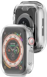 Bizon Etui z osłoną ekranu Case Watch Felipe do Apple Watch 10 (42mm), przezroczyste - Akcesoria do smartwatchy - miniaturka - grafika 1