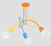 Lampy sufitowe - Alfa Lampa wisząca Tango multikolor 3 x E27 - miniaturka - grafika 1