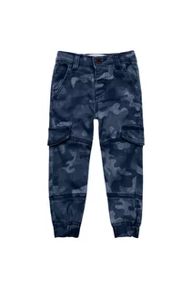 Spodnie i spodenki dla chłopców - Spodnie chłopięce długie typu bojówki moro - grafika 1