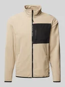 Kurtki męskie - Kurtka z polaru z kieszenią na piersi - miniaturka - grafika 1