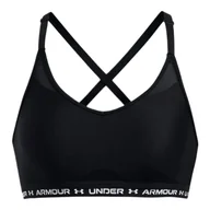 Biustonosze - Biustonosz damski Under Armour Crossback Low Bra Black M - miniaturka - grafika 1