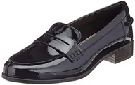 Kapcie damskie - Clarks Damskie kapcie Hamble Loafer, Czarny Black Patent, 37 eu - miniaturka - grafika 1