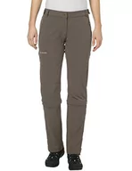 Spodnie damskie - Vaude spodnie damskie Farley Stretch Capri T-Zip II, brązowy, 40 (krótkie) 045775094400 - miniaturka - grafika 1