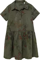 Sukienki - Desigual Dziewczęcy Vest_Mickey Camo Flower Casual sukienka, zielony, 3-4 Lata - miniaturka - grafika 1
