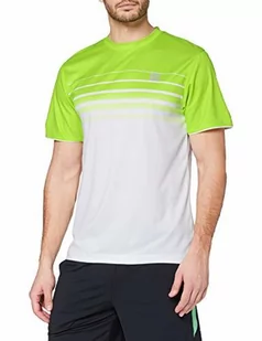 Wilson M SP Striped Crew - green glow WRA745502 - Koszulki męskie - miniaturka - grafika 1