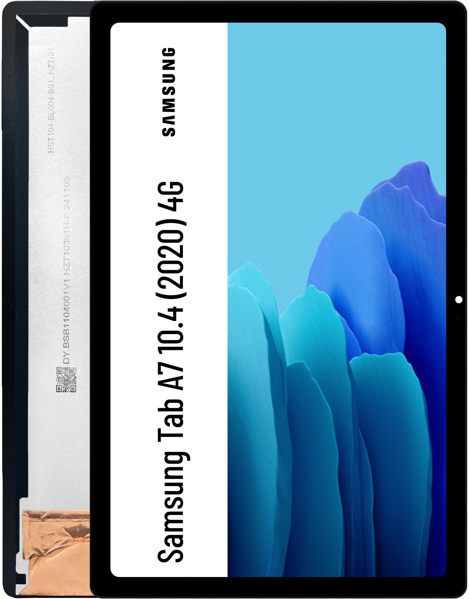 Zila Wyświetlacz do Samsung Tab A7 10.4 2020 4G Czarny 5904858388349