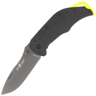 ESP EK-BY-01 Black/Yellow PA66 Polyamide, Titanium Gray PVD AUS-8 - Noże - miniaturka - grafika 1