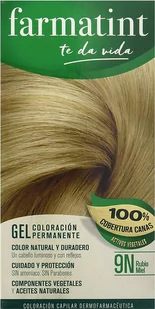 Farba kremowa bez utleniacza do włosów Farmatint Gel Coloración Permanente 9n-rubio Miel 150 ml (8470001791276) - Farby do włosów i szampony koloryzujące - miniaturka - grafika 1