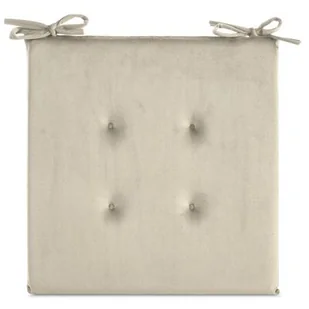 Poduszka na siedzisko Gaja 40 x 40 cm jasnobeżowy - Poduszki dekoracyjne - miniaturka - grafika 1