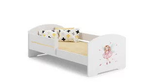 Łóżko dla dziecka, LUK, z barierką, z materacem, 160x80 cm - Łóżka dla dzieci i młodzieży - miniaturka - grafika 1