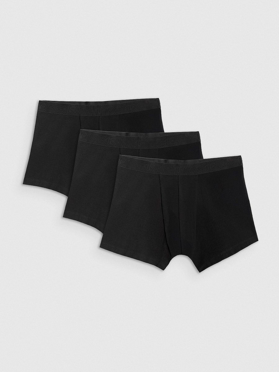 Bielizna bokserki (3-pack) męskie 4F 4FRSS26UBXSM103-20S Czarny XL