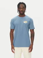 Koszulki męskie - Quiksilver T-Shirt Ev Flower Chaos Ss EQYZT08050 Niebieski Regular Fit - miniaturka - grafika 1