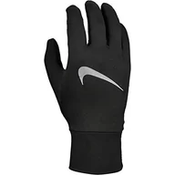 Monitory aktywności - Nike Damskie rękawice do biegania przyspieszone, czarne, małe - miniaturka - grafika 1